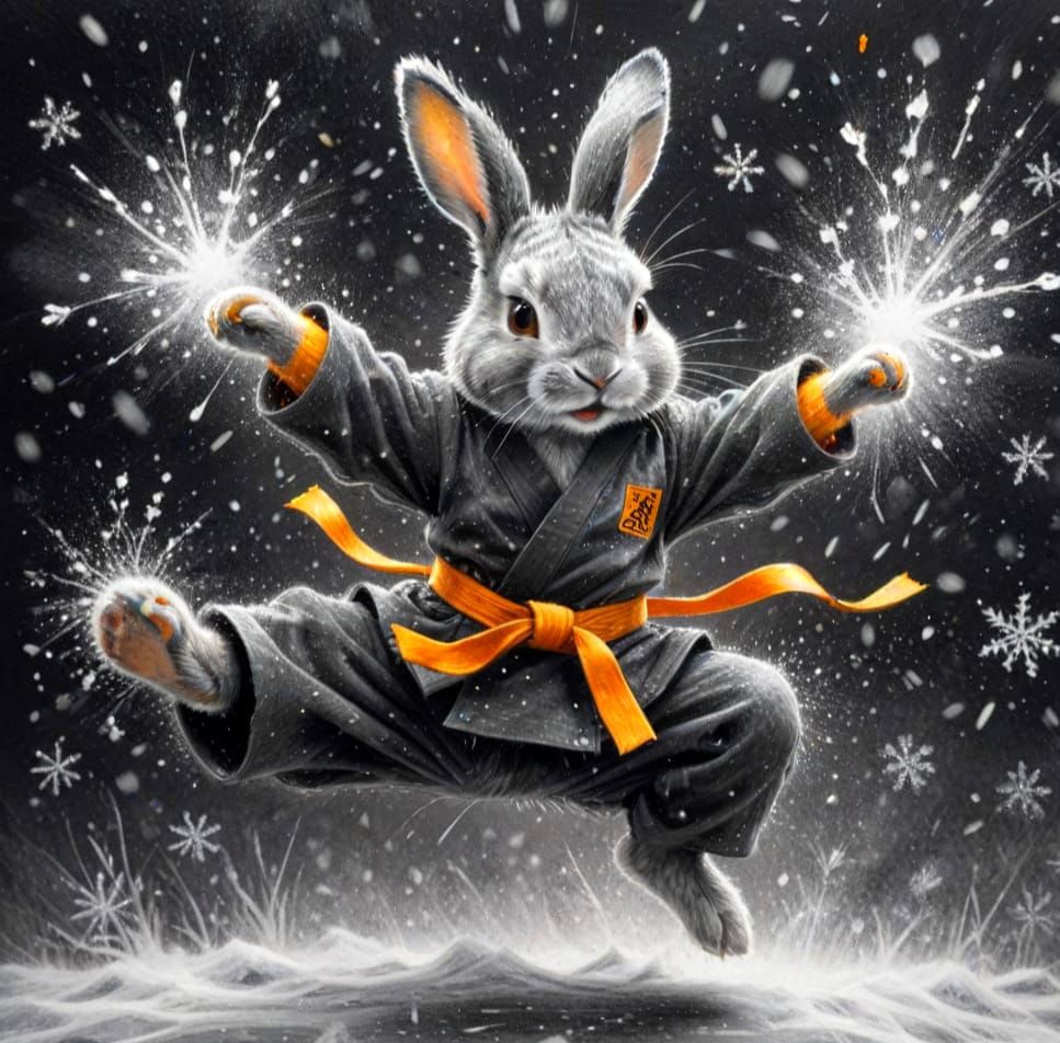 Karate Master O-Bun  by @Joanna7