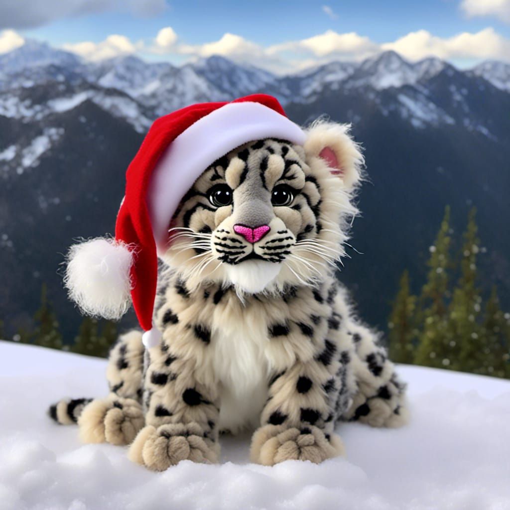 Winter Snow Leopard