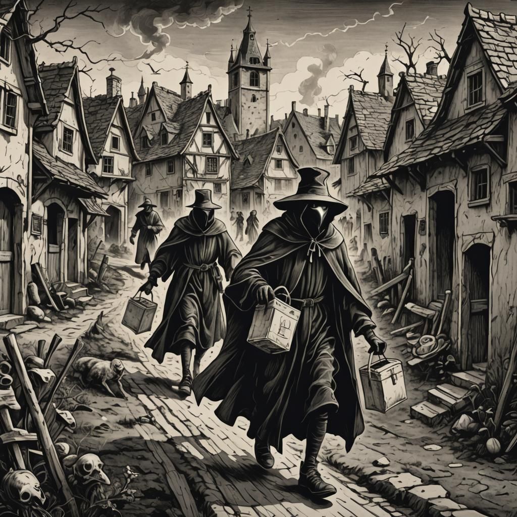Saving a plague-ridden village