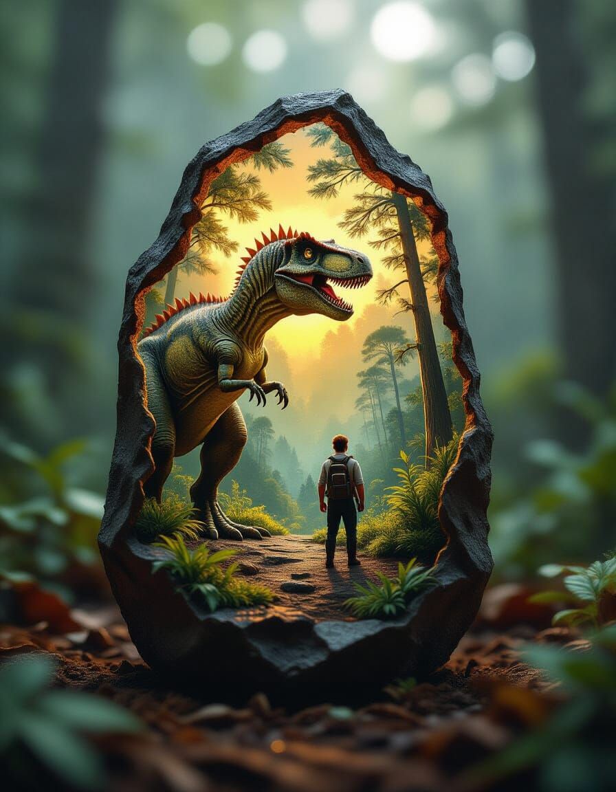 Echoes of the Jurassic: The Explorer’s Awakening  by @undefined