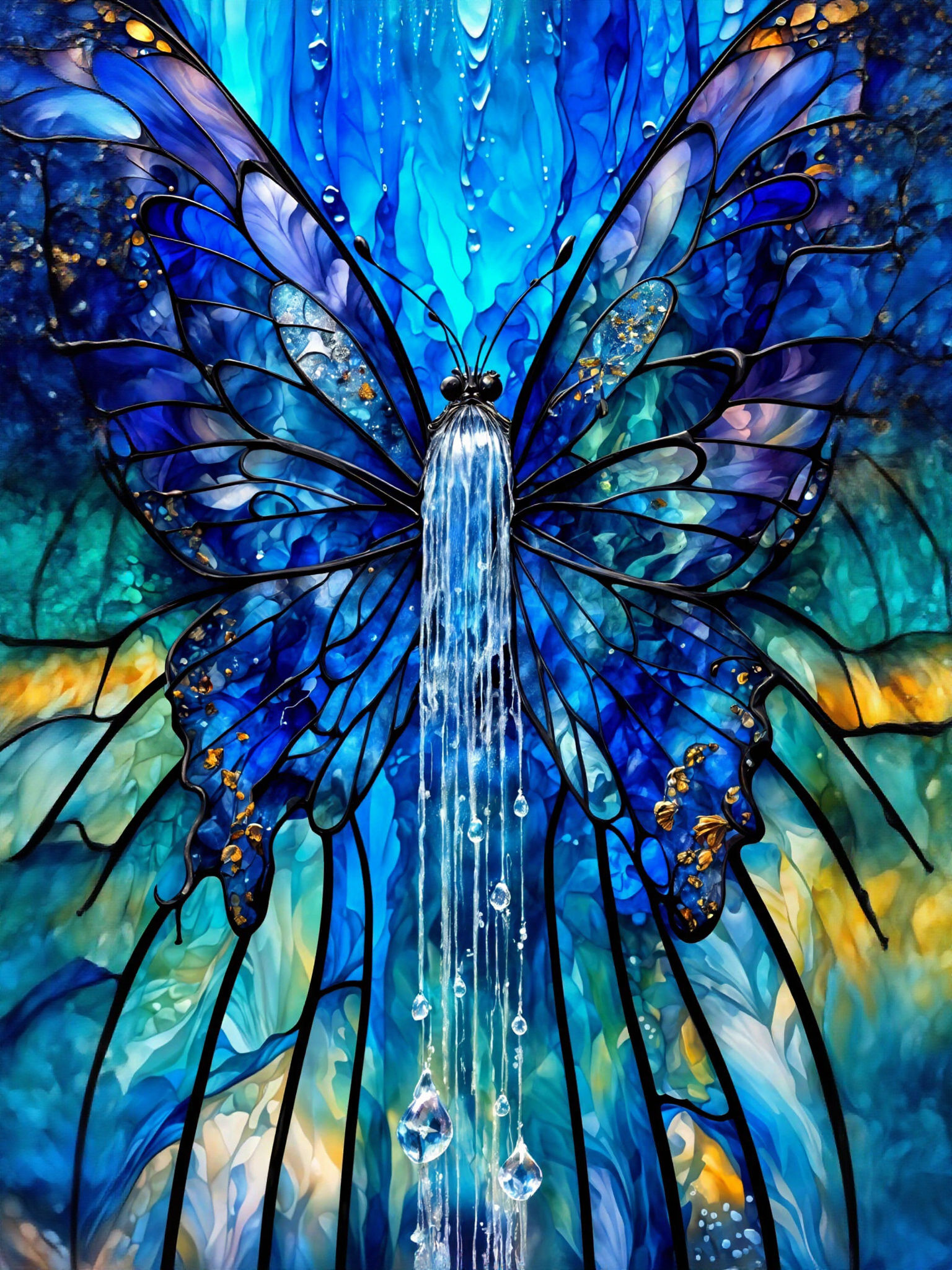 Waterfall on the Back of a Butterfly  by @KBunny001