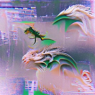 Stylized Dragon Emoji Generated by AI