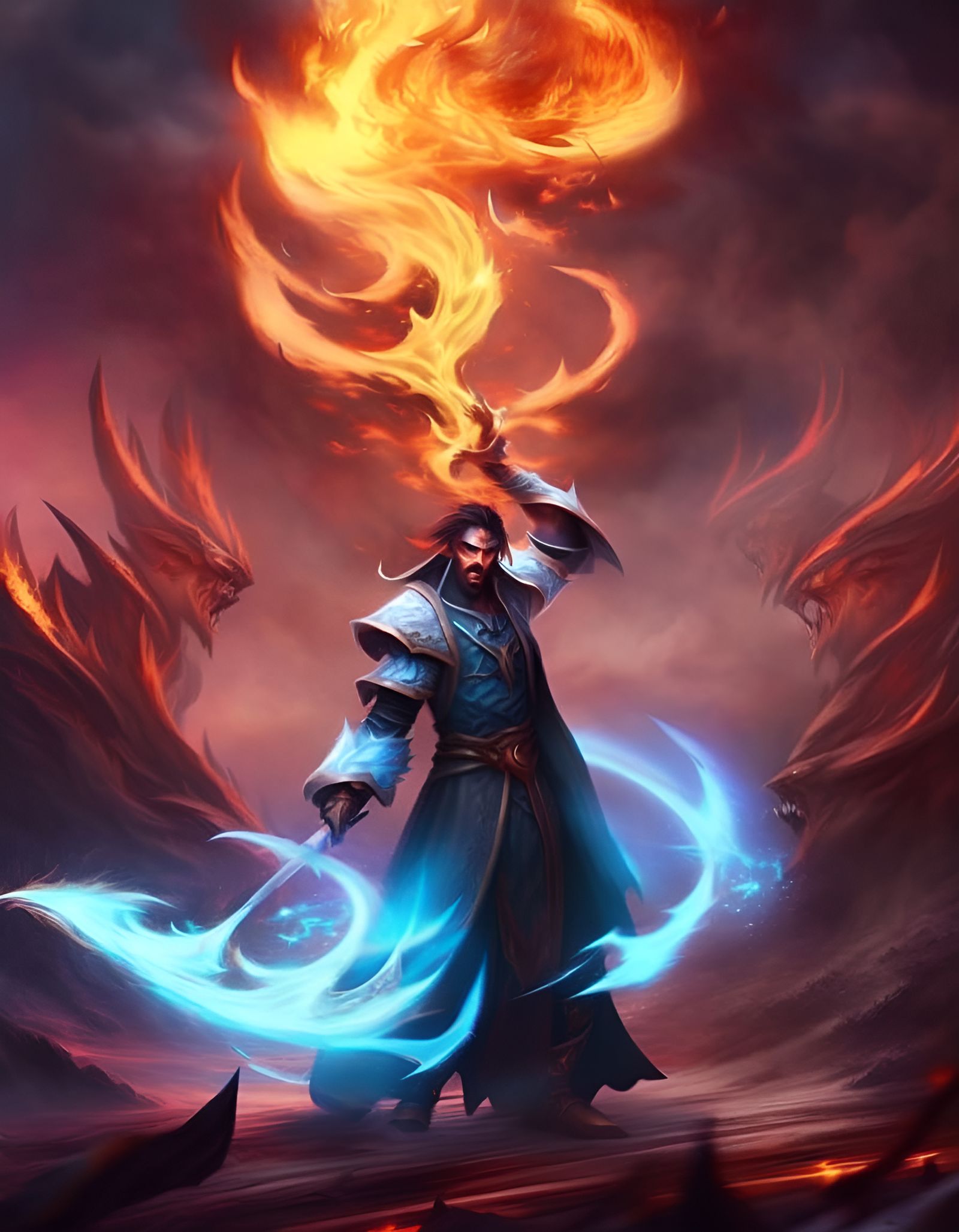 Elementalist  by @Fibek