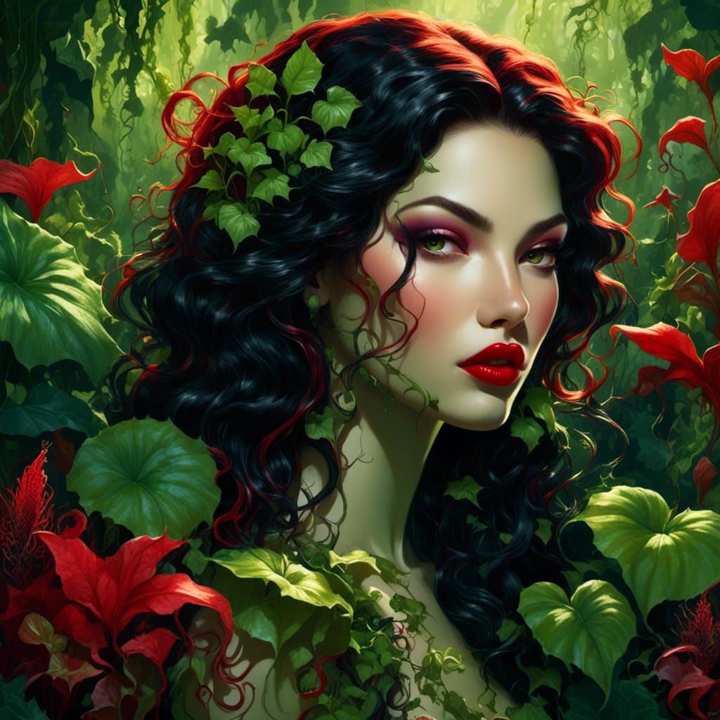 <lora:Poison Ivy Style:1.0>