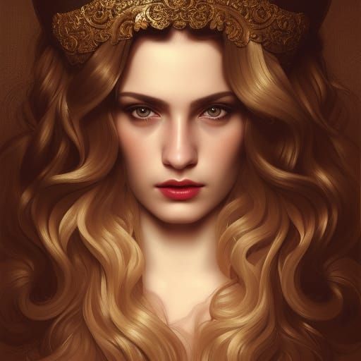 golden hair