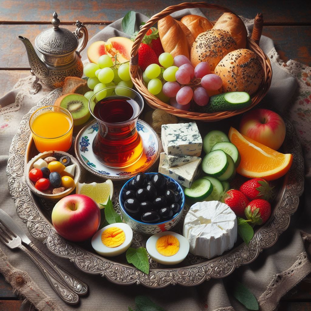 Turkish breakfast assortment