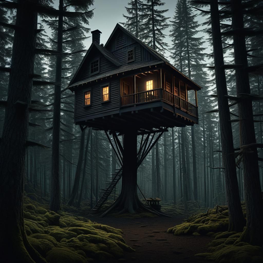 The treehouse in 