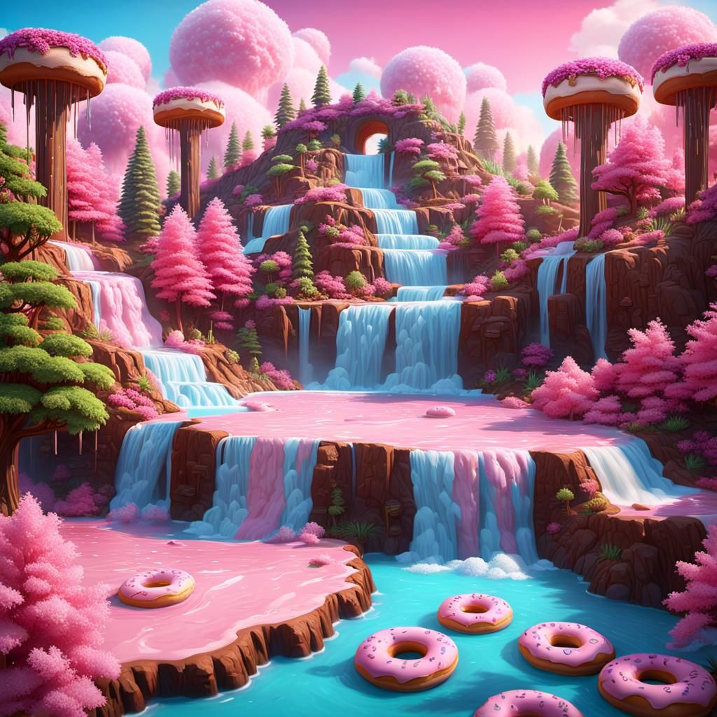 Donut falls  by @Accidentalrage