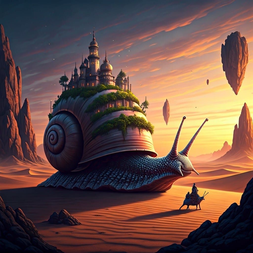 The Wandering Citadel  by @dinsat