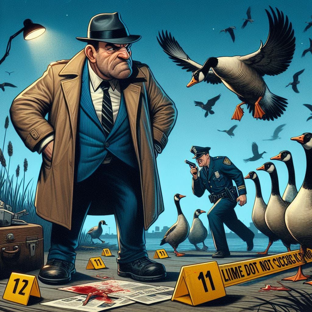 Bob's off on a wild goose chase again.