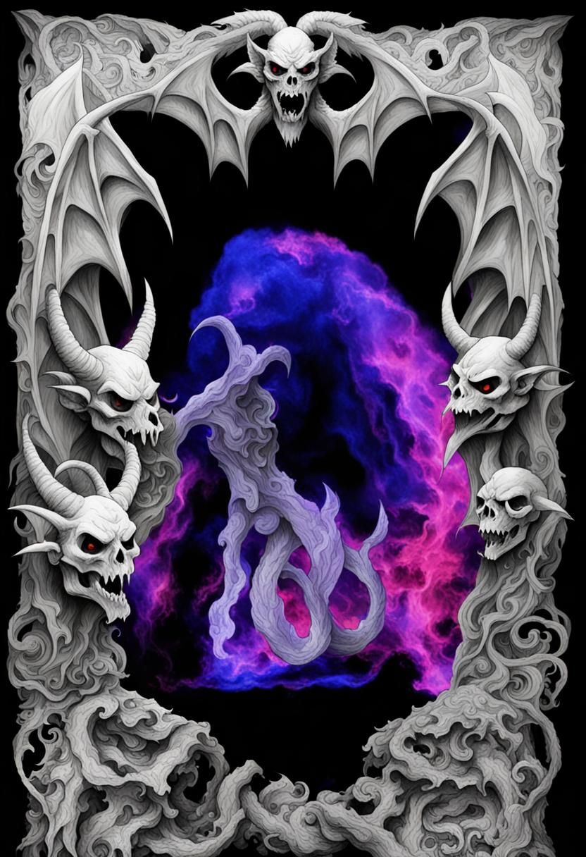 Devil Enemy of the Dark Age, decomposed, dismal Creation, de...