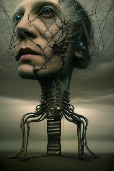 Surreal Stopmotion Scene of Natural Selection