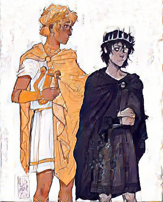 Dress up day for the head of cabins :D