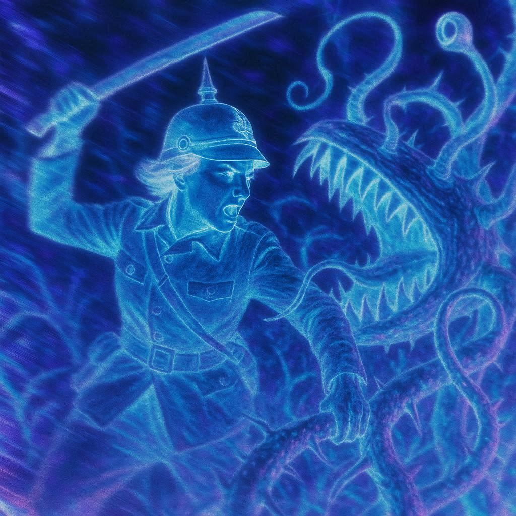 ginger's battles against man-eating trees