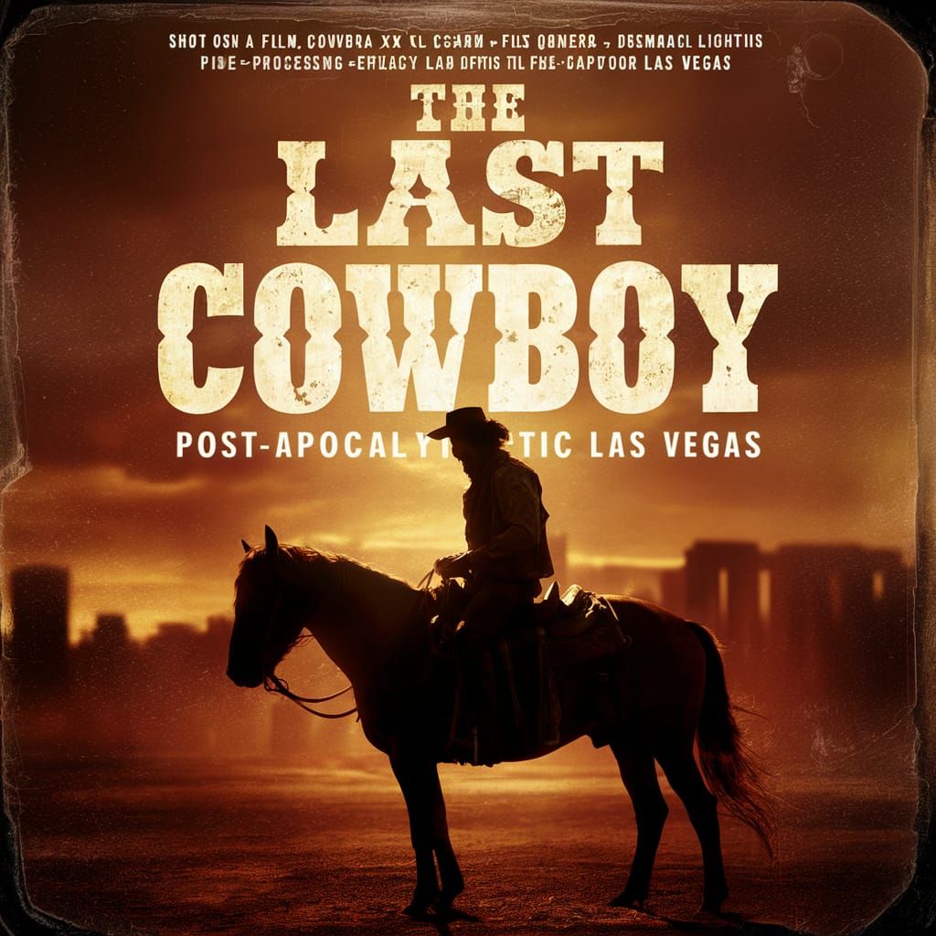 The Last Cowboy Movie Poster with the Title The Last Cowboy written on