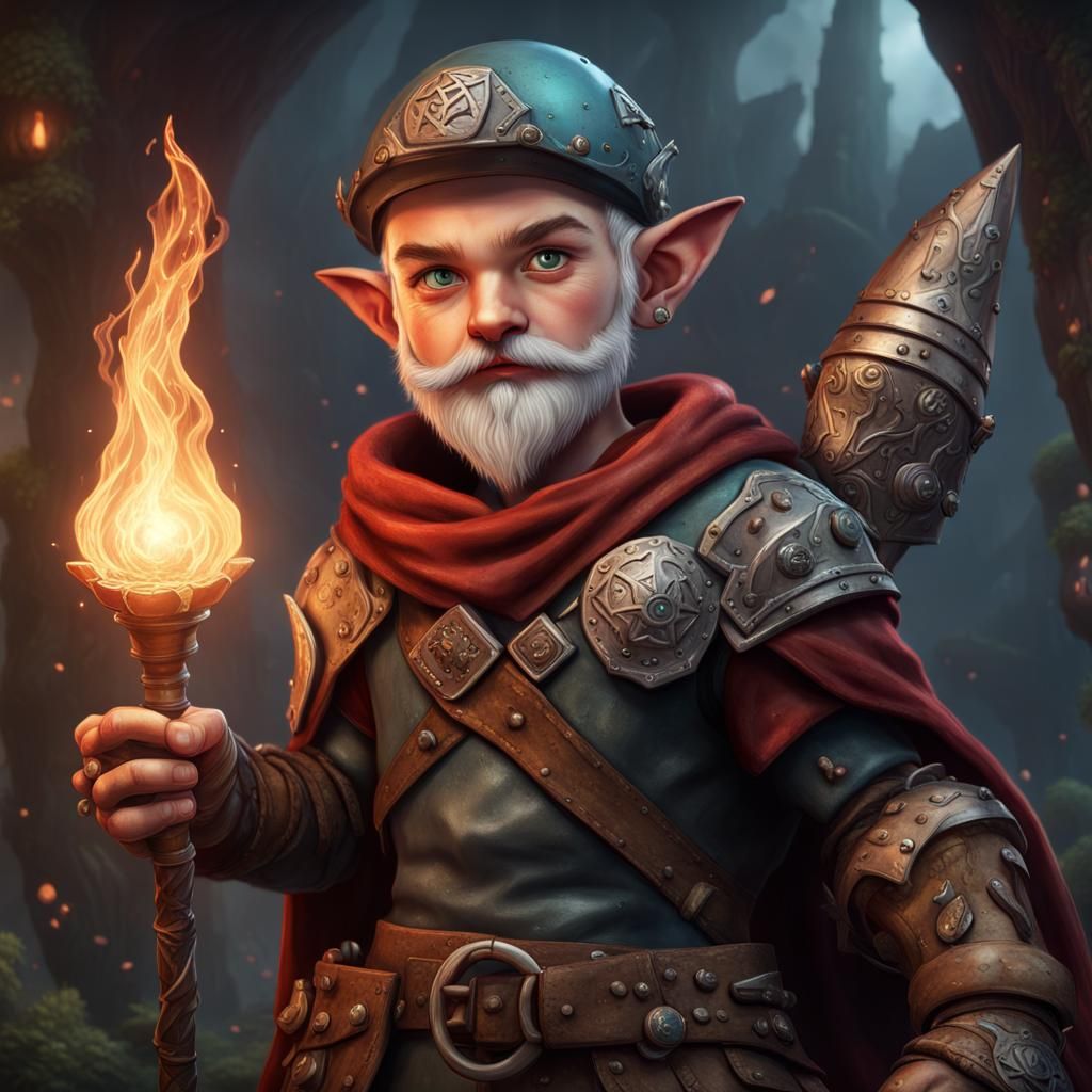 Gnome Artificer - AI Generated Artwork - NightCafe Creator