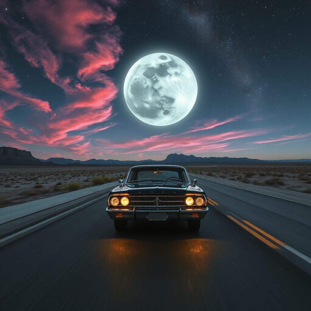 Ranchero in the desert