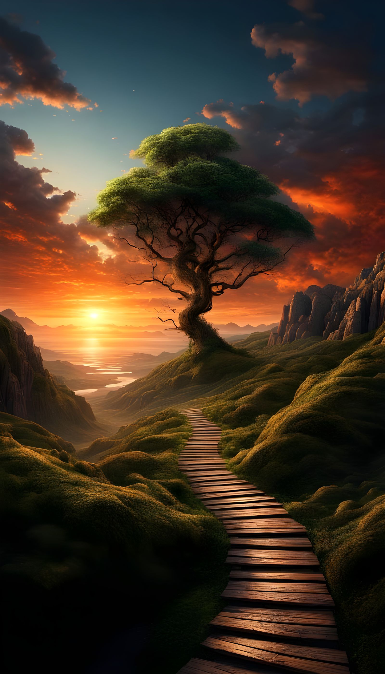 Narrow path to serenity  by @JPK