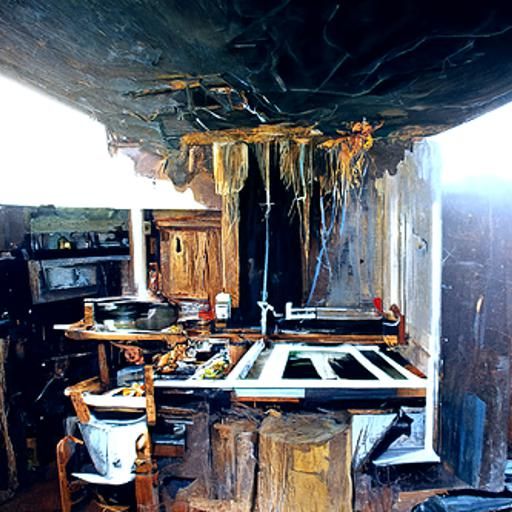 Kitchen falling apart