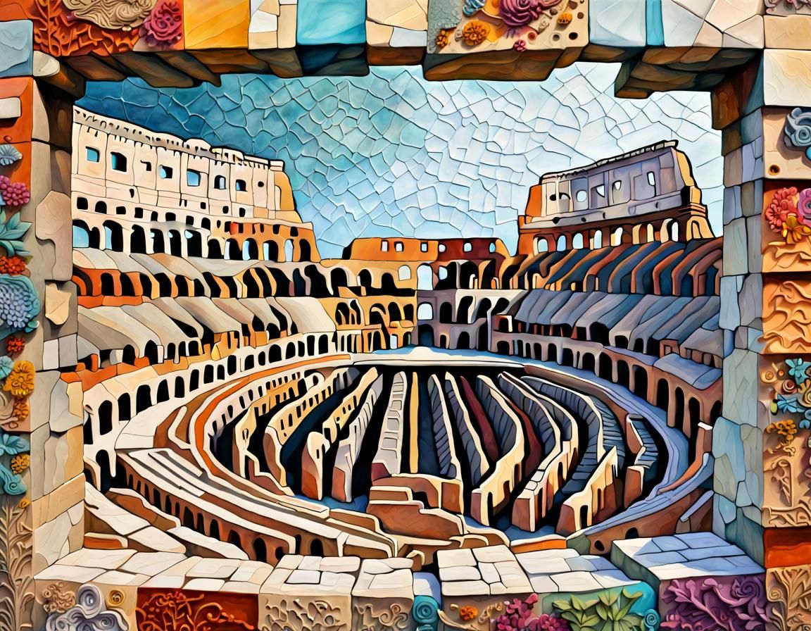 Colosseum, Rome  by @Friya