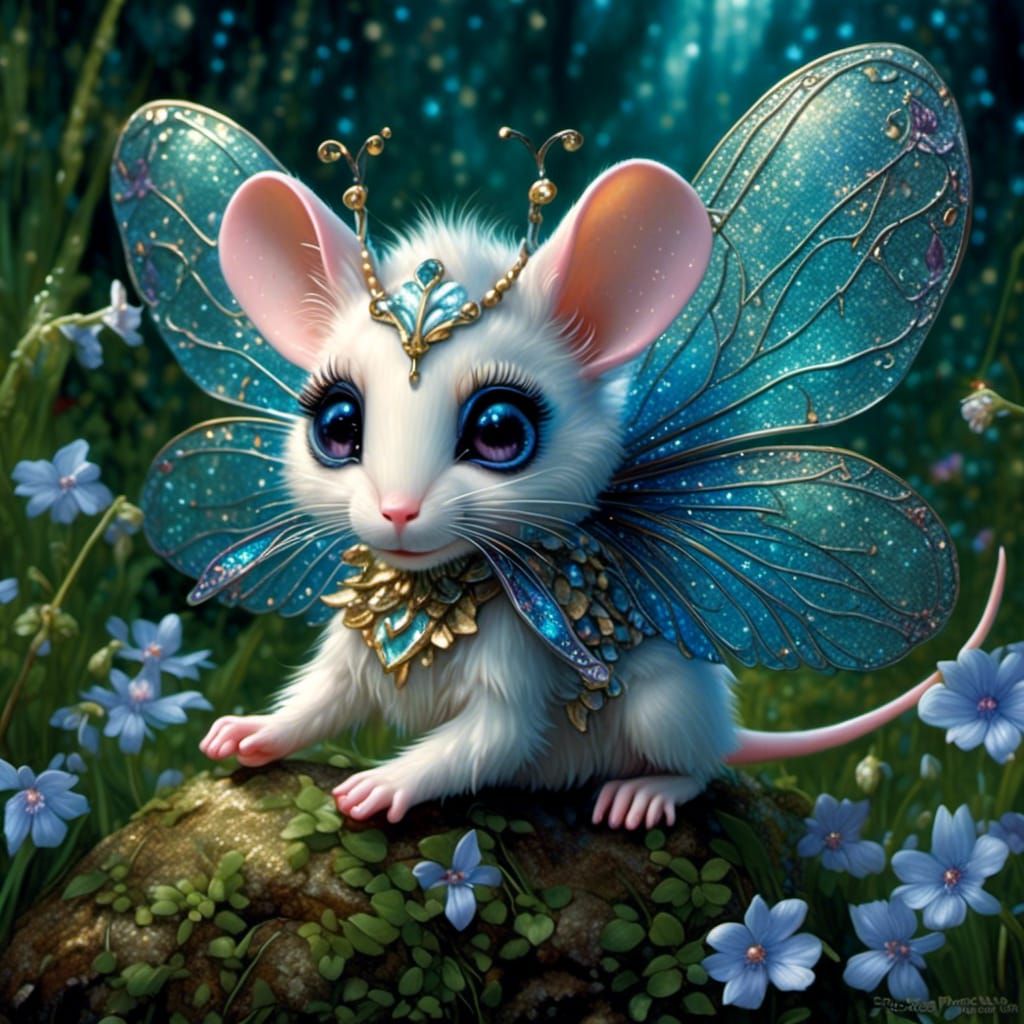 Fairy Mouse <lora:Fairy Animals:1.0> 