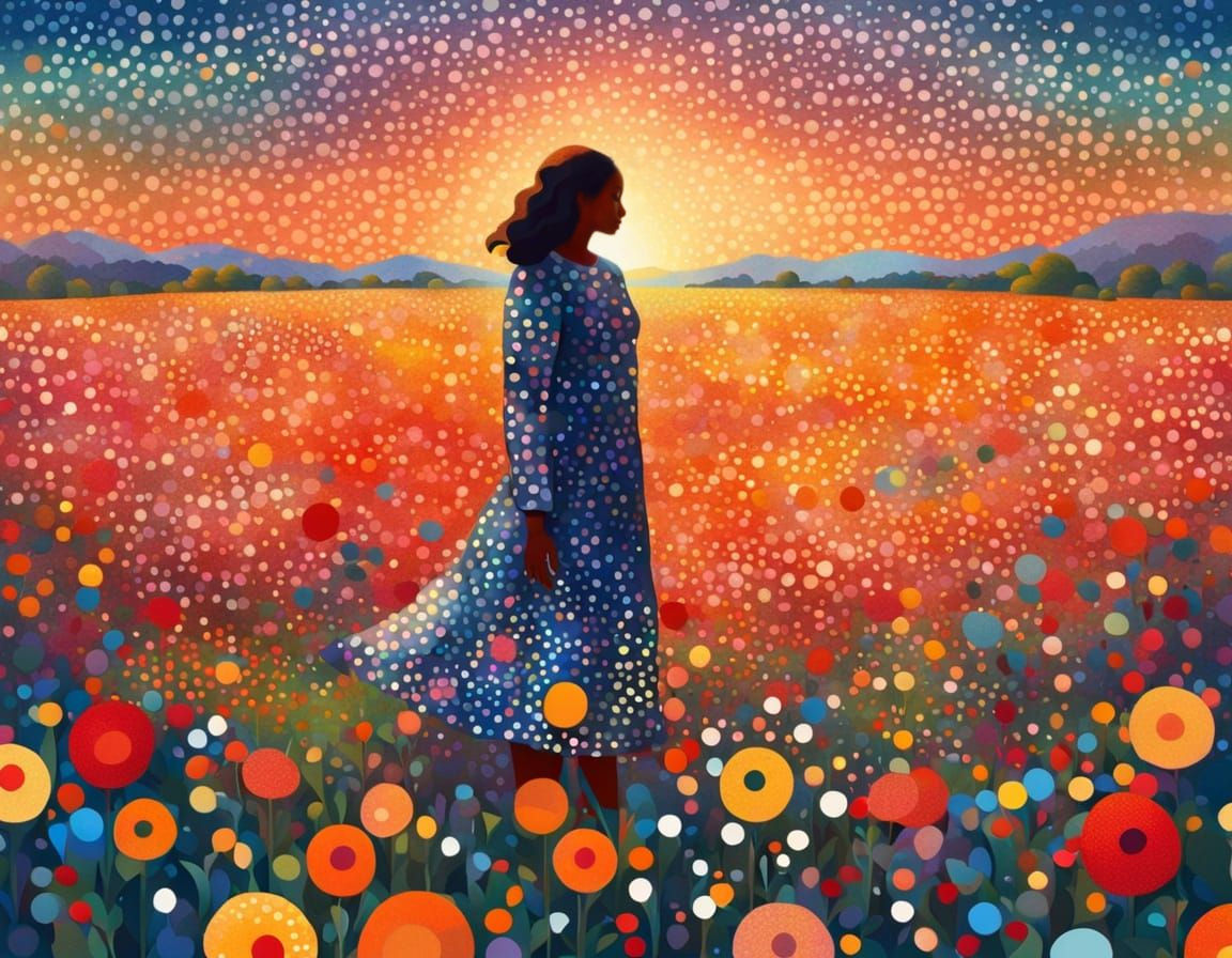  Polka Dot Prairie   by @Ishya