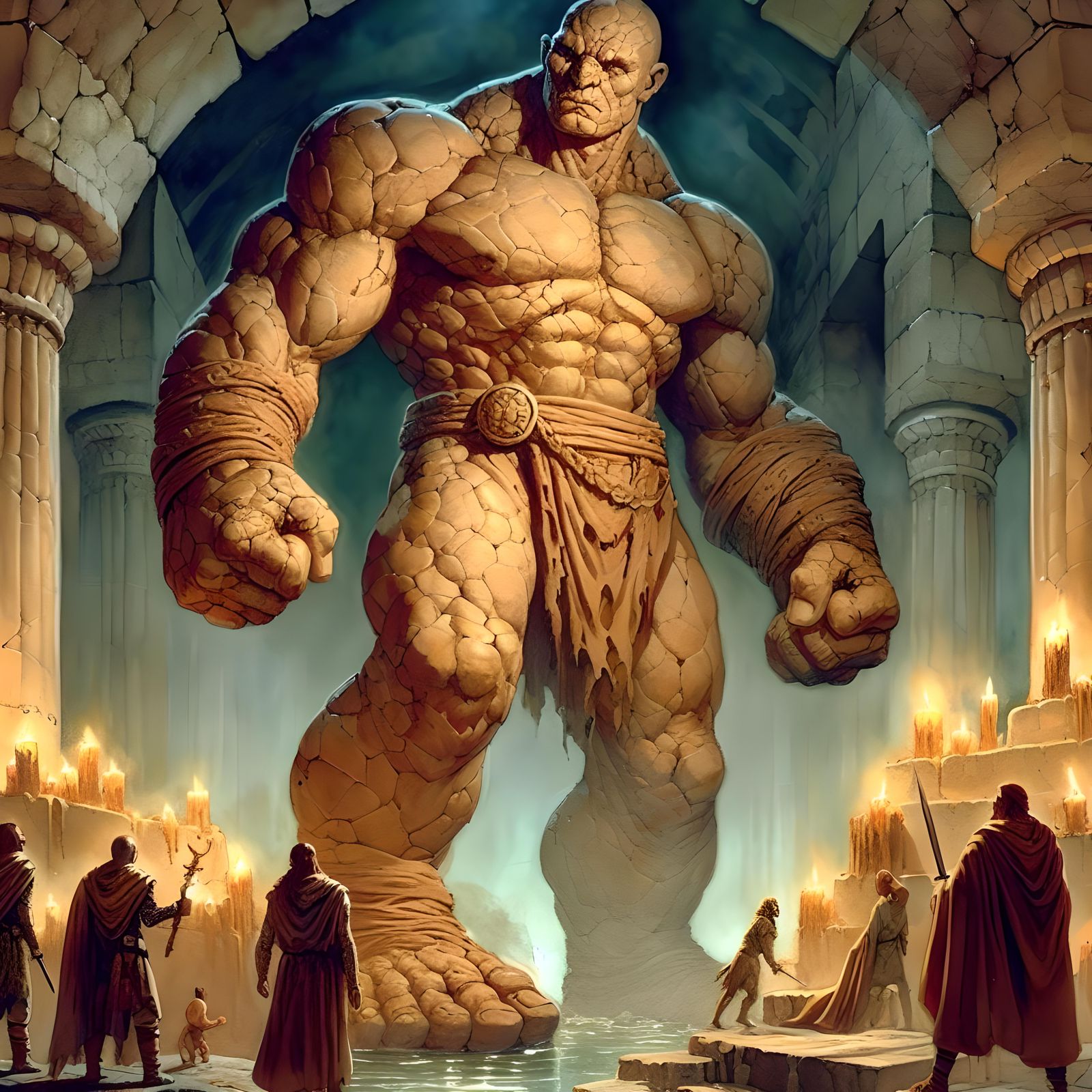Do You Belong Here? (Clay Golem (Guard) - AD&D Style (MS D3))