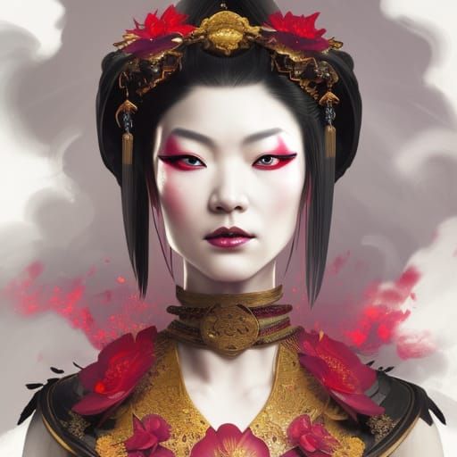 Evil Chinese Empress (challenge) - AI Generated Artwork - NightCafe Creator