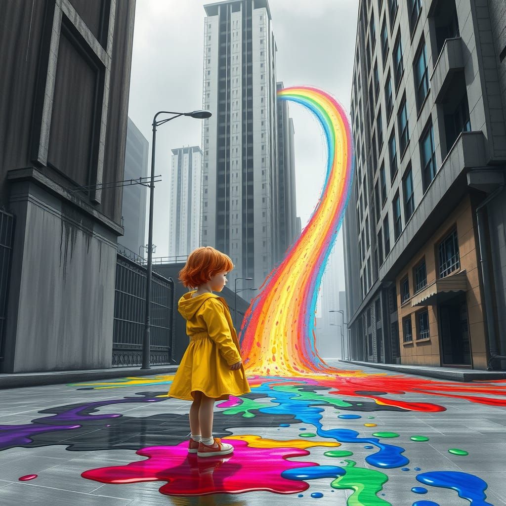 painting with the rainbow  by @Ithil