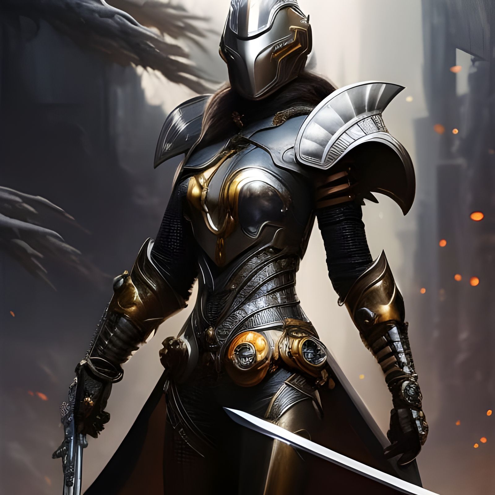 She's a Knight  by @downisthenewup