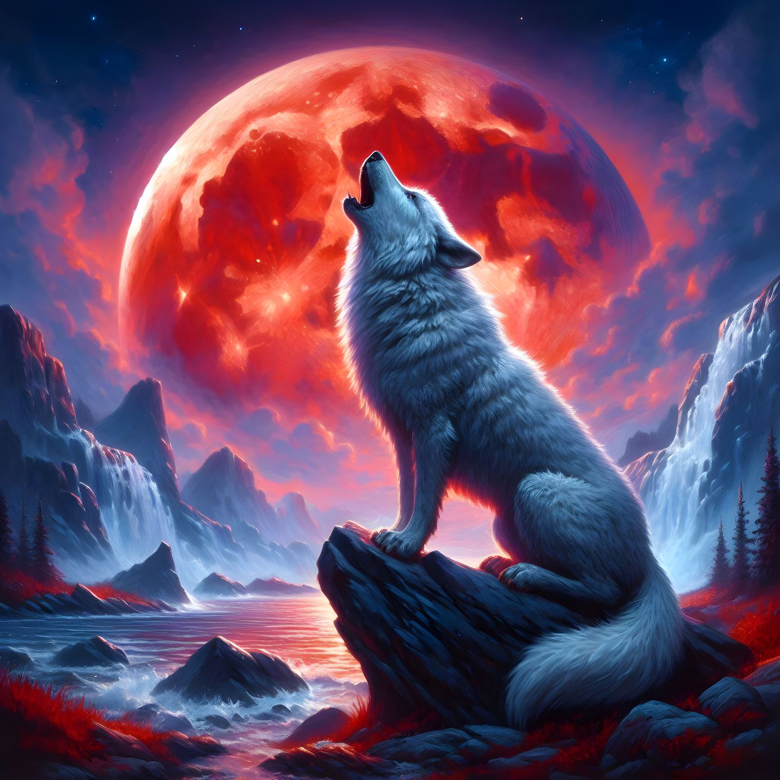 Howling At The Blood Moon #3