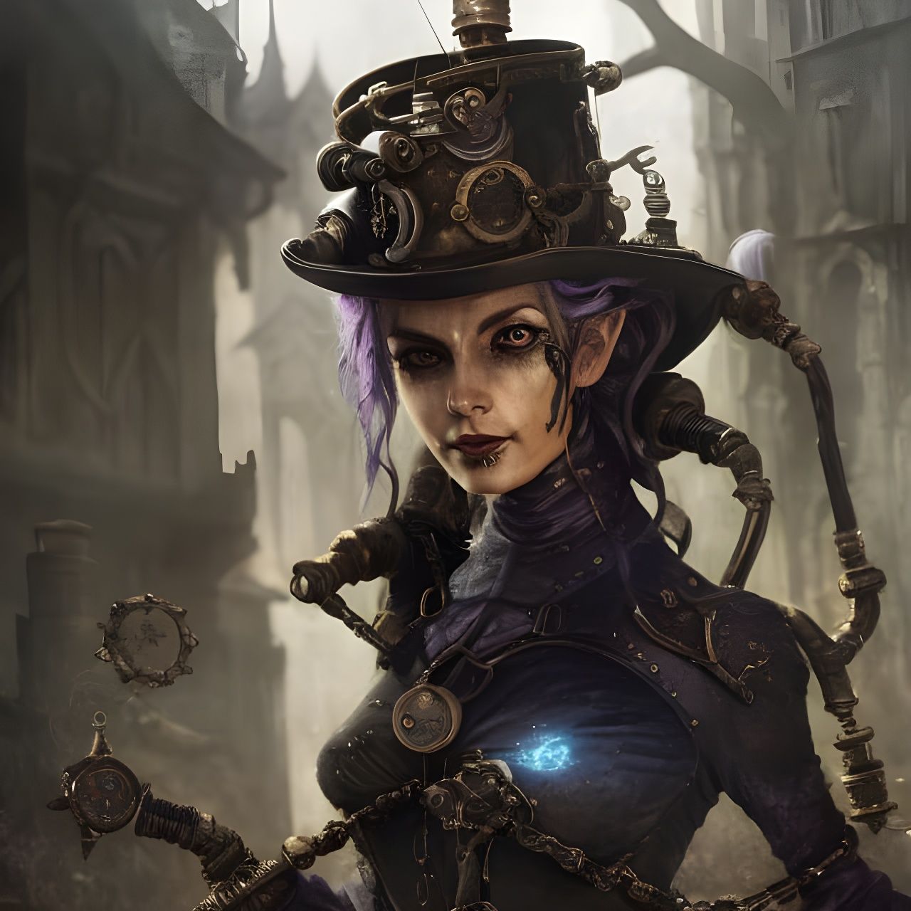 Elven Tinkerer  by @Eclectic