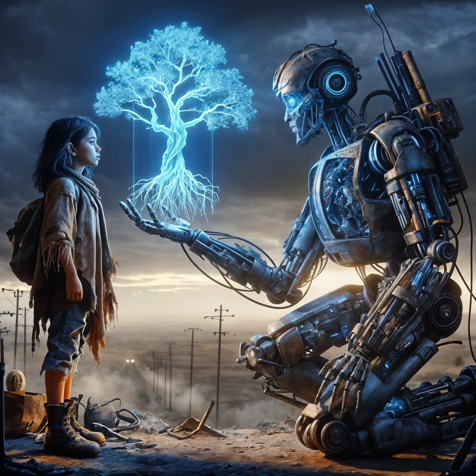 This is what a tree looked like  by @Croc_lover