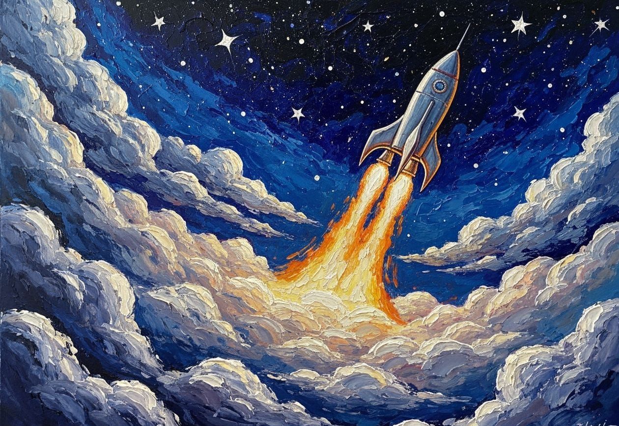 rocket ship   by @photon