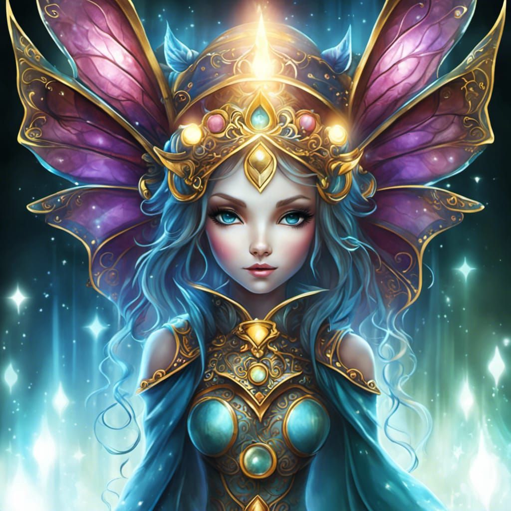 Blue fairy - AI Generated Artwork - NightCafe Creator