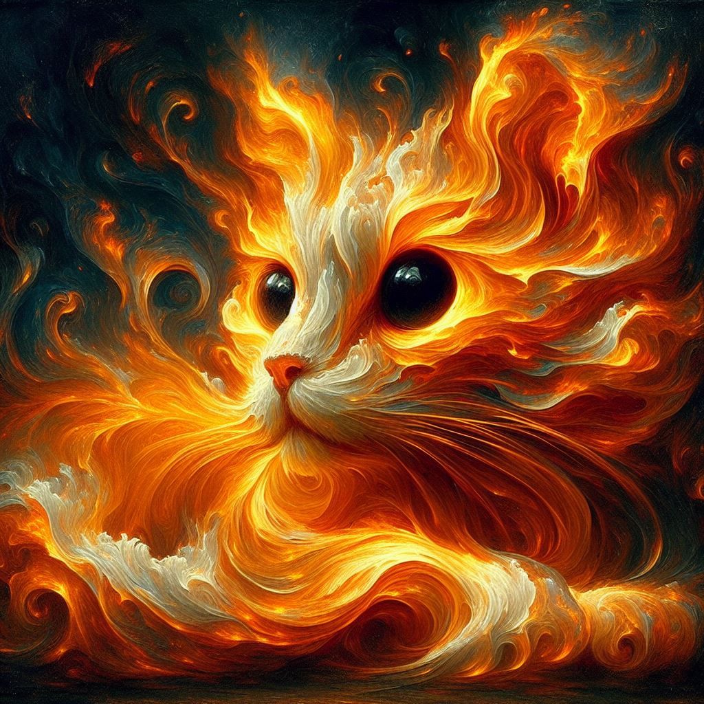 Fiery Feline
