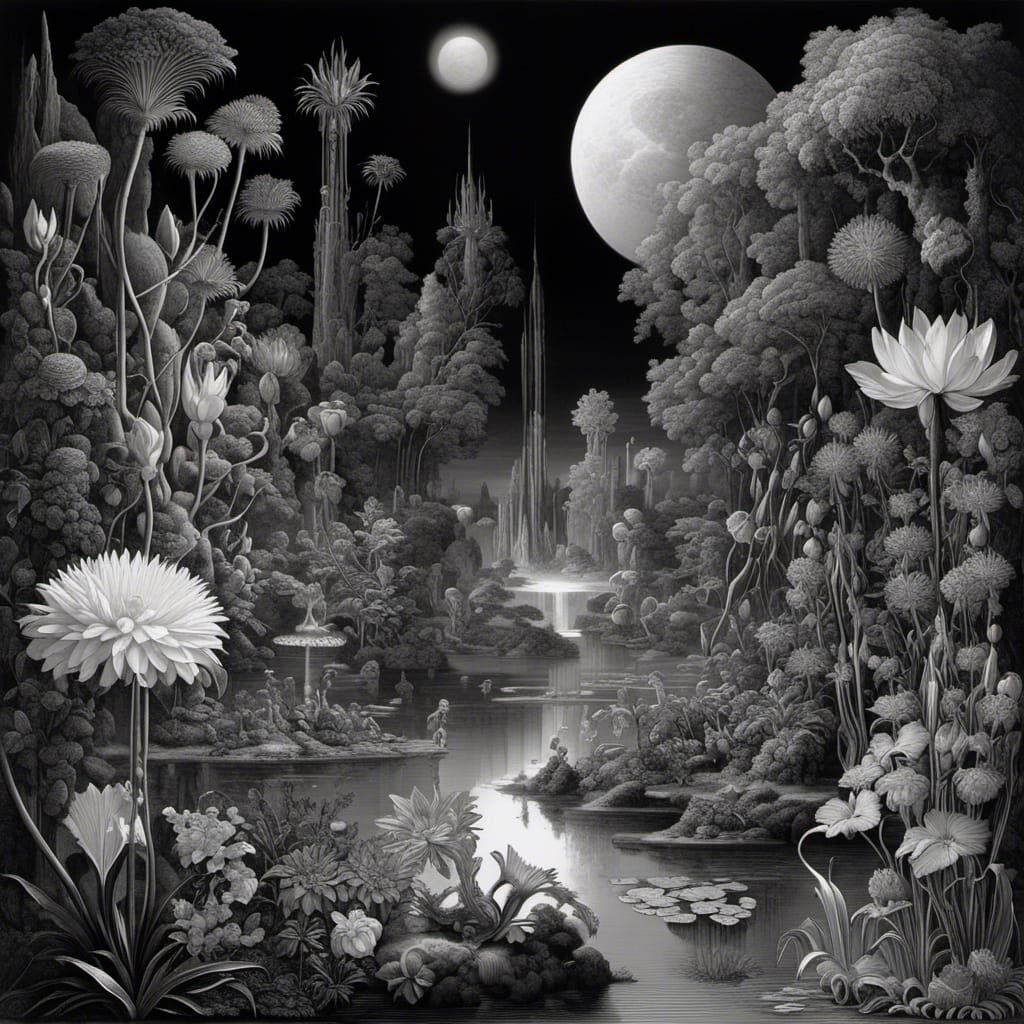 Black and White - AI Generated Artwork - NightCafe Creator