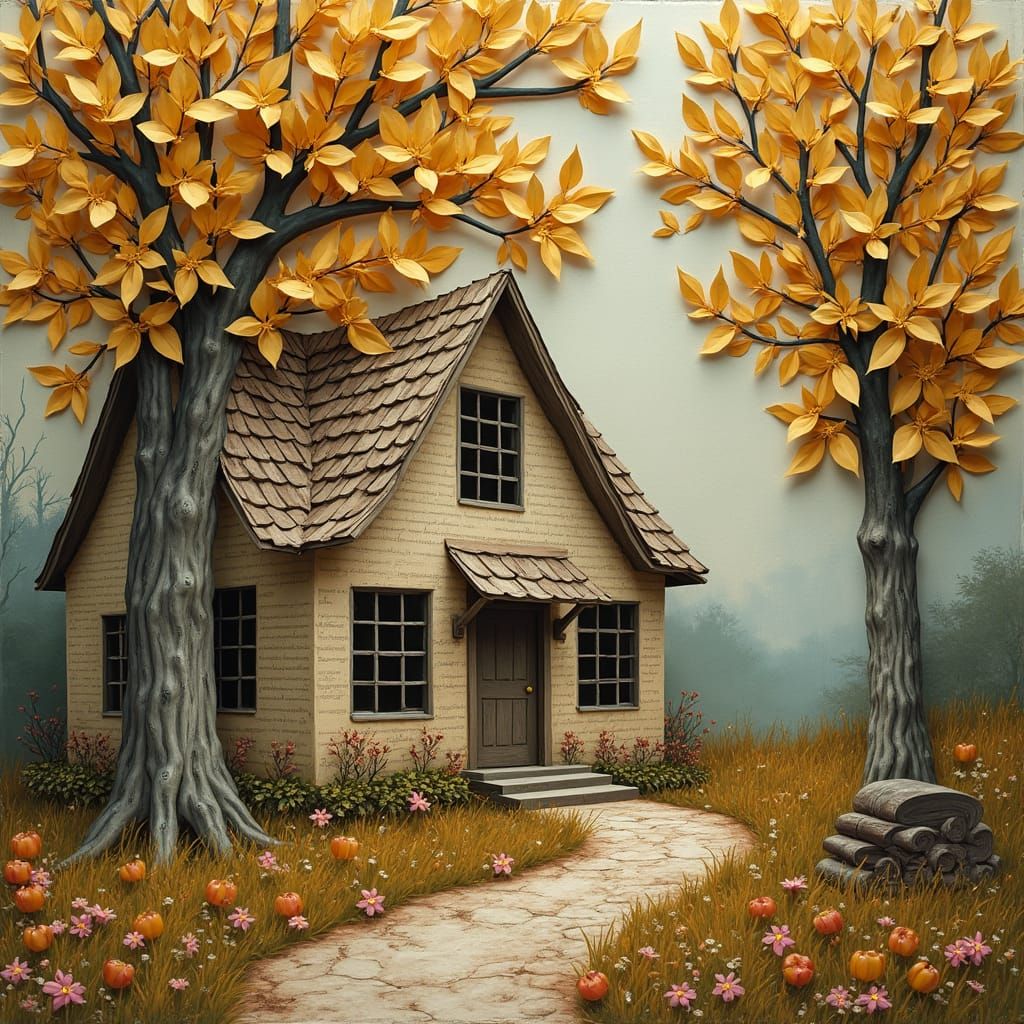 🍂🌾 ᴀᴜᴛᴜᴍɴᴀʟ ᴘᴀᴘᴇʀ ᴀʀᴛ 🍁🍃