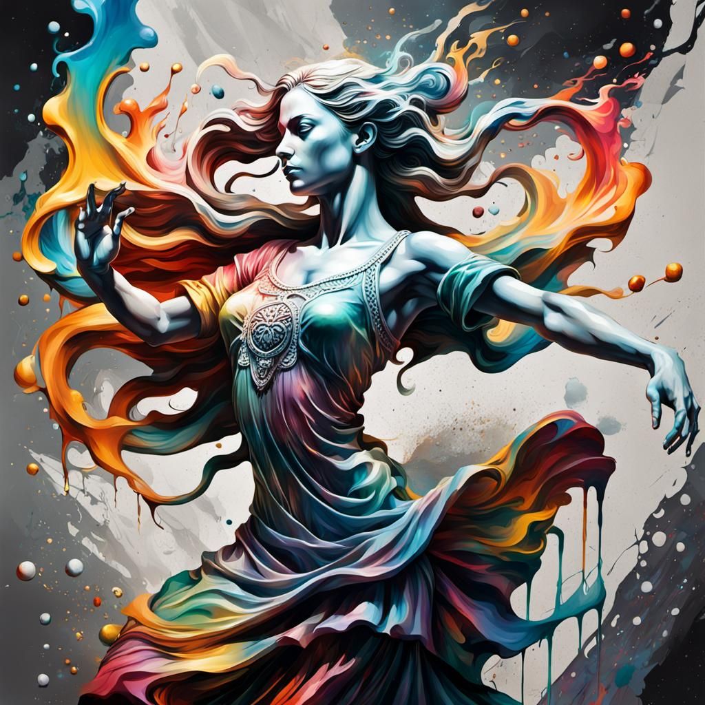 Marble Dancers  by @Devious Ink