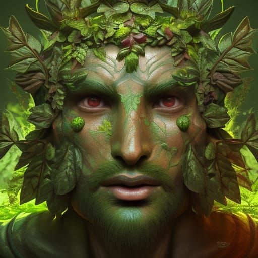 The Green Man Ai Generated Artwork Nightcafe Creator