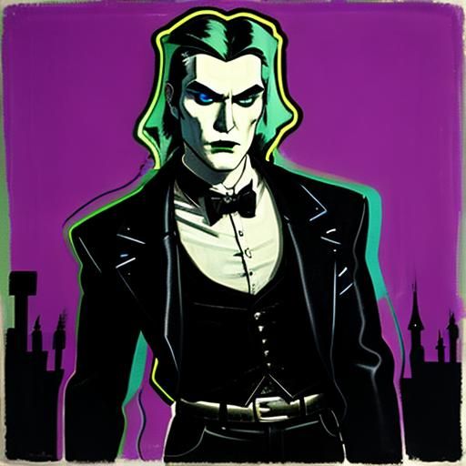 Vampire, who hate neon lights
Neon lights by Henri Matisse a...