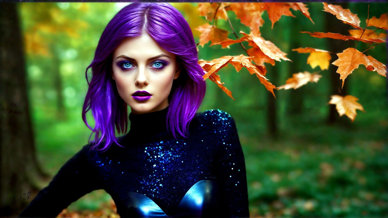 Roxo Paars - Glitter in the air series.