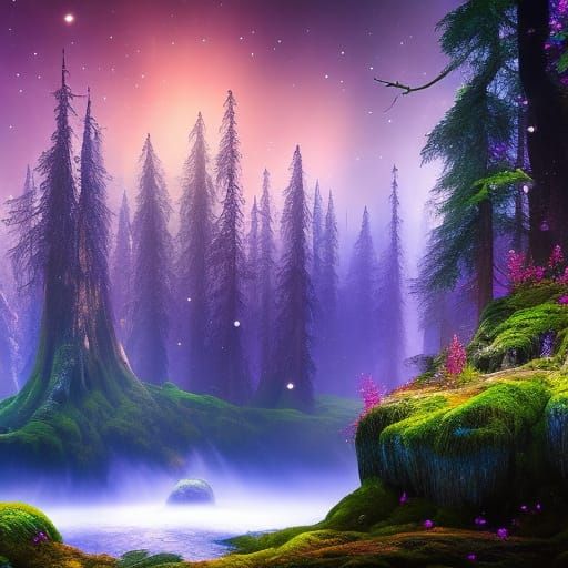 Magical mist - AI Generated Artwork - NightCafe Creator