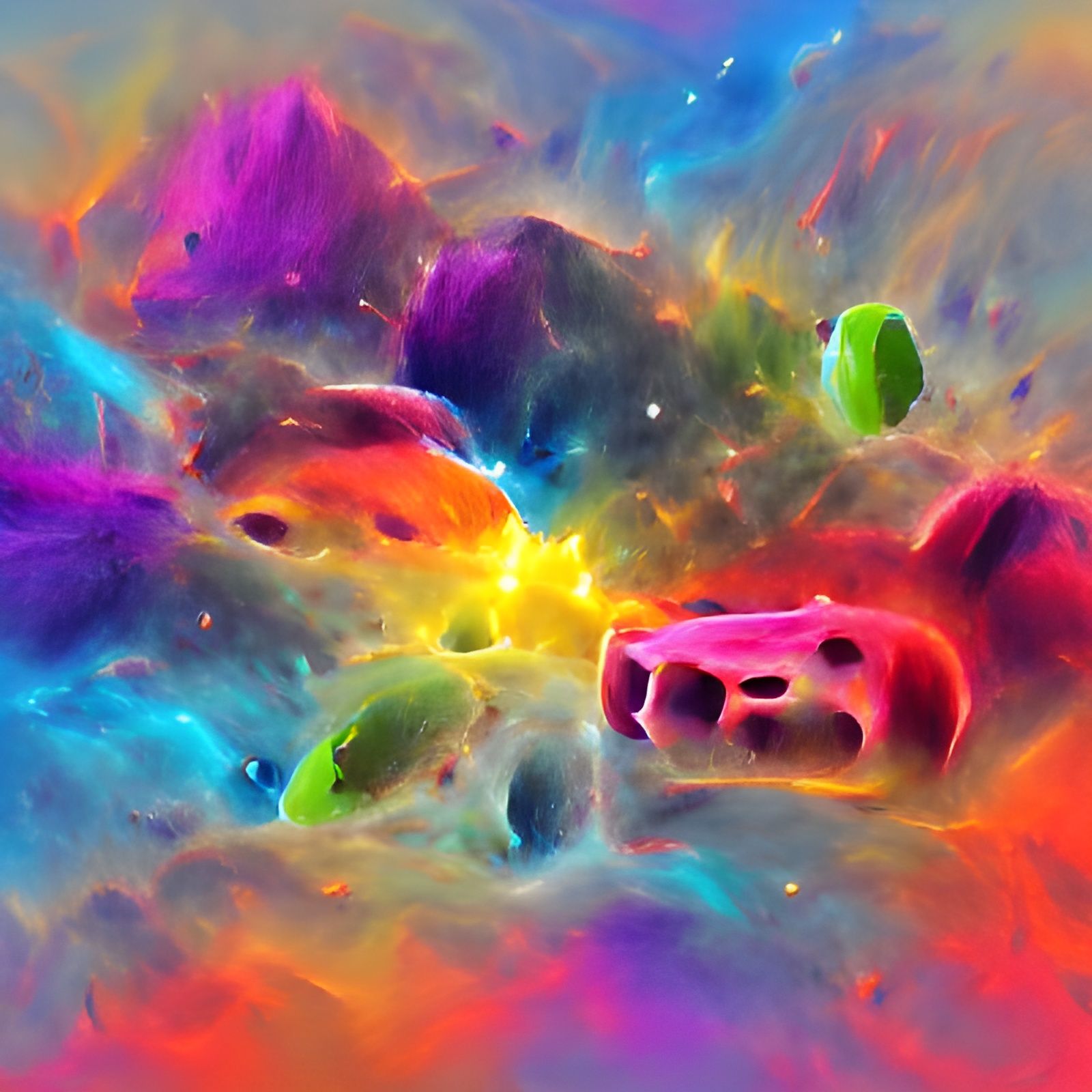 Cosmic vomit