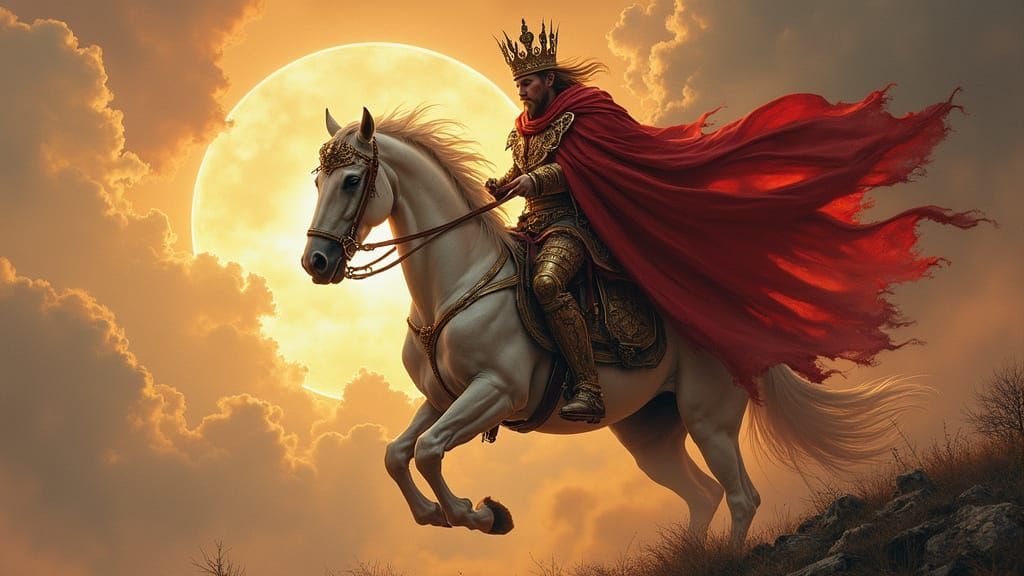 And I saw heaven opened, and behold a white horse; and he that sat upon him was called Faithful and True, and in righteousness he doth judge...