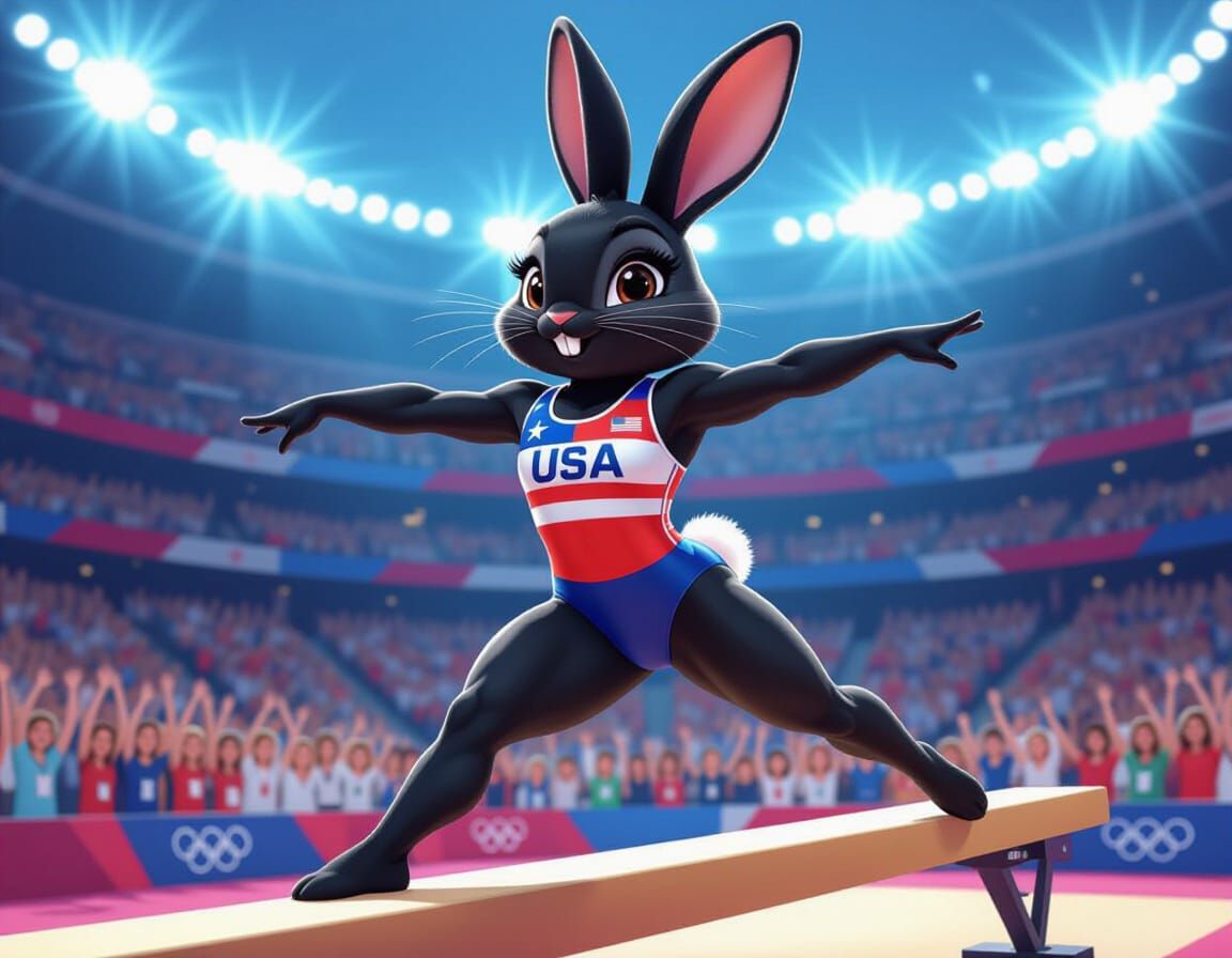 Simone Biles, All-Around Gymnastics, Paris 2024  by @Autumn