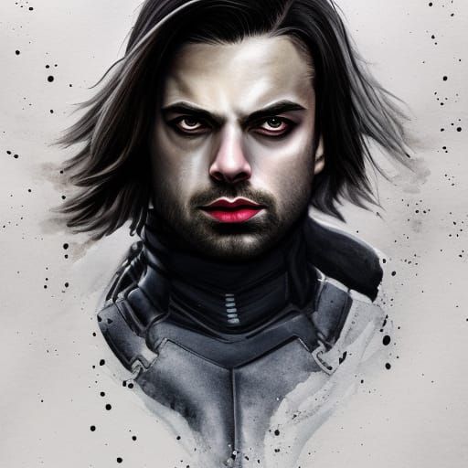 Winter Soldier Aka Bucky Barnes Ai Generated Artwork Nightcafe Creator