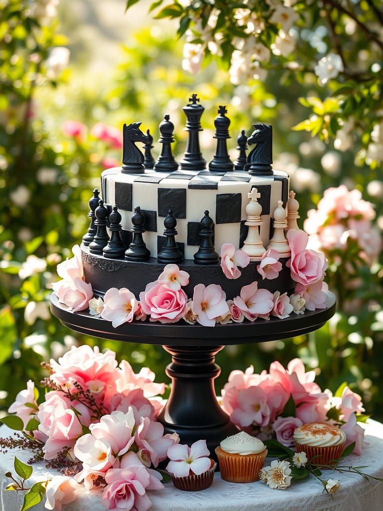 chess cake  by @MGP Fan 