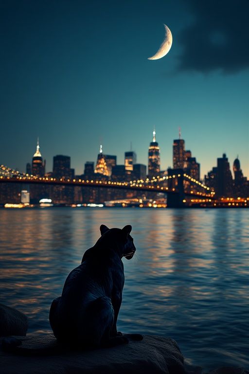 NYC, a panther's eye view