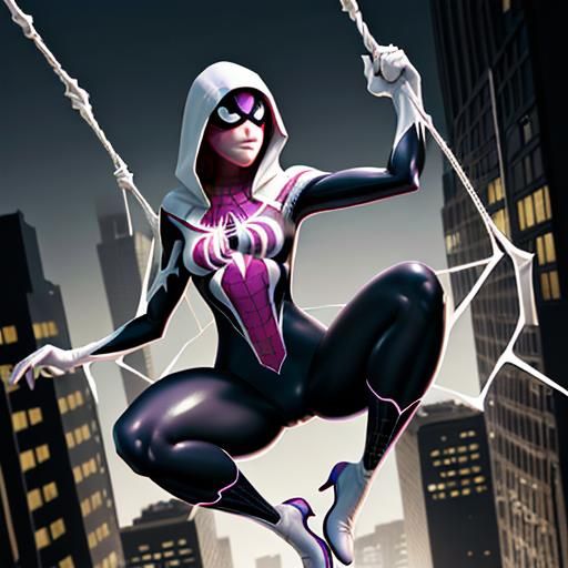 Spider-Gwen - AI Generated Artwork - NightCafe Creator